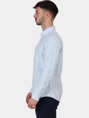 Timberland Oxford Shirt férfi hosszú ujjú ing világoskék színben 3