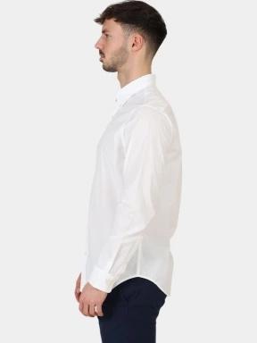 Timberland Long Sleeve Stretch Poplin Shirt férfi hosszú ujjú ing fehér színben 3