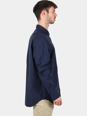 Timberland Long Sleeve Stretch Poplin Shirt férfi hosszú ujjú ing sötétkék színben 3