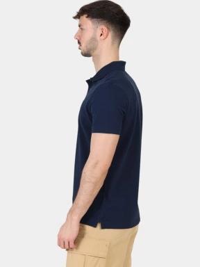 Timberland Pique Short Sleeve Polo férfi galléros póló sötétkék színben 3