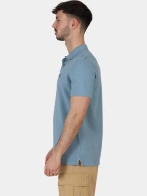 Timberland Pique Short Sleeve Polo férfi galléros póló kék színben 3