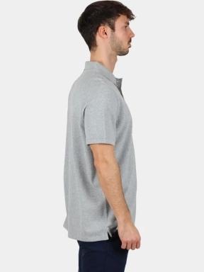 Timberland Pique Short Sleeve Polo férfi galléros póló szürke színben 3