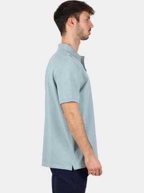 Timberland Pique Short Sleeve Polo férfi galléros póló szürke színben 3