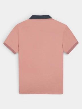 TBS Arsonpol férfi galléros póló rózsaszín színben 3