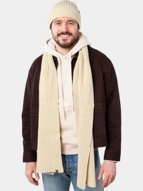 Barts Wyon Scarf férfi sál homok színben 3