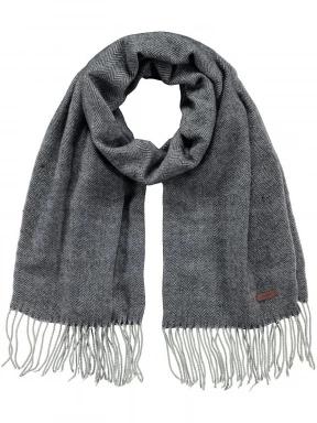 Barts Soho Scarf férfi sál szürke színben 1