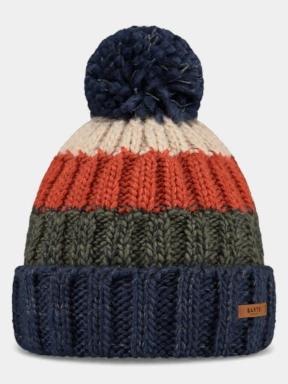 Barts Wilhelm Beanie férfi bojtos sapka sötétkék színben 1