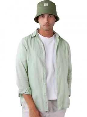 Barts Bualan Hat férfi bucket hat oliva színben 3