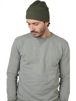 Barts Wilbert Beanie férfi kötött sapka oliva színben 3
