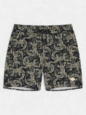 Barts Kinghorn Shorts férfi fürdőnadrág fekete színben 3