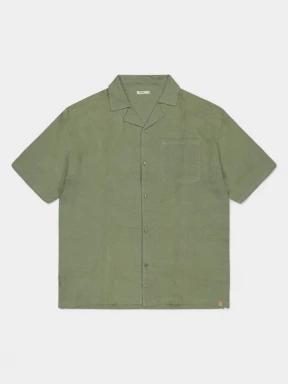 Barts Cayrlos Shirt férfi rövid ujjú ing zöld színben 3
