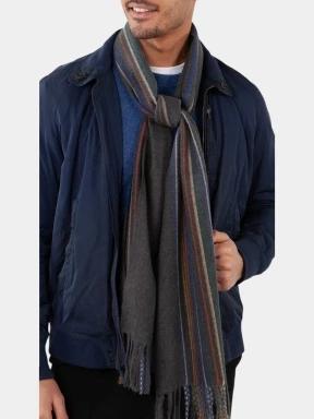 Barts Kersie Scarf férfi sál szürke színben 3