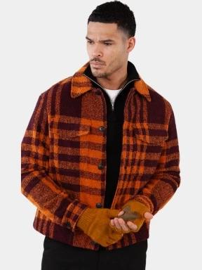 Barts Vidat Fingerless Gloves férfi kesztyű narancssárga színben 3