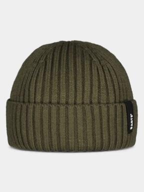 Barts Sumter Beanie sapka oliva színben 1