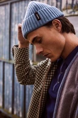 Barts Sumter Beanie sapka kék színben 3