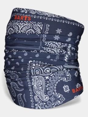 Barts Multicol Paisley Mix csősál sötétkék színben 1