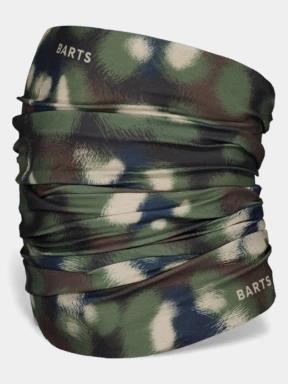 Barts Multicol Ink Flower csősál oliva színben 1