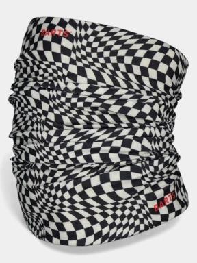 Barts Multicol Psycho Checks csősál fekete színben 1