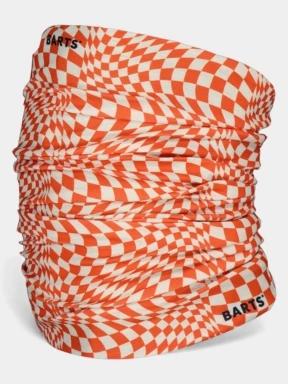 Barts Multicol Psycho Checks csősál narancssárga színben 1