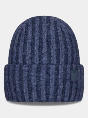 Barts Selfoss Beanie kötött sapka sötétkék színben 1