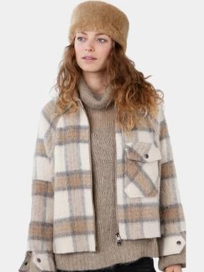 Barts Fur Headband női fejpánt barna színben 3