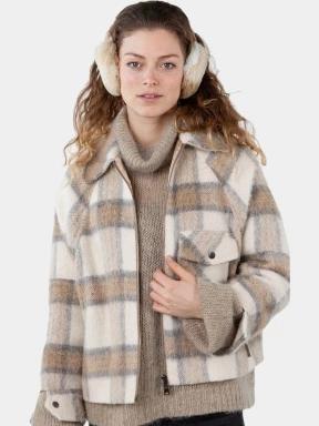 Barts Fur Earmuffs női fülvédő homok színben 3