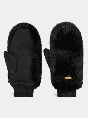 Barts Fur Mitts női kesztyű fekete színben 1