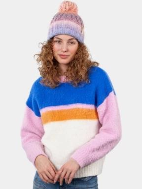 Barts Catbird Beanie női bojtos sapka lila színben 3