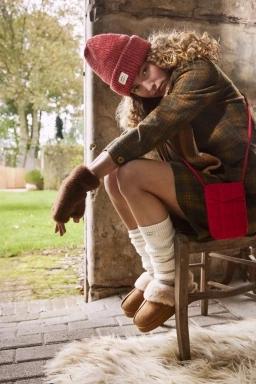 Barts Darty Legwarmers női lábmelegítő homok színben 3