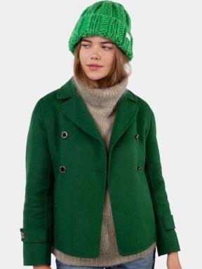 Barts Hermitta Beanie női kötött sapka zöld színben 3