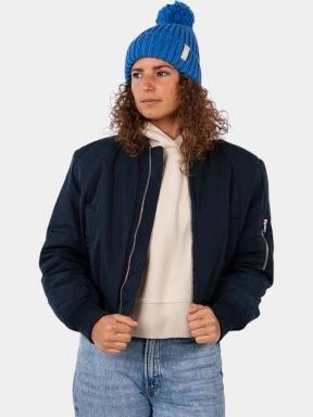 Barts Joansy Beanie női bojtos sapka kék színben 3