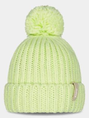 Barts Joansy Beanie női bojtos sapka zöld színben 1
