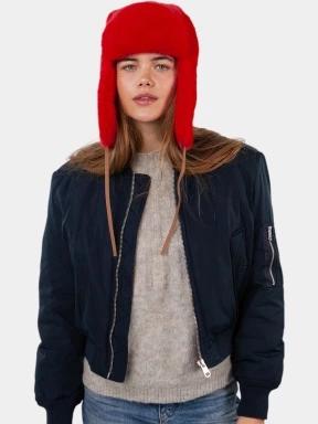 Barts Lucerne Bomber női usanka piros színben 3