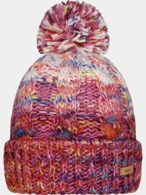 Barts Iska Beanie női bojtos sapka piros színben 1