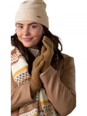 Barts Soft Touch Gloves női kesztyű barna színben 1