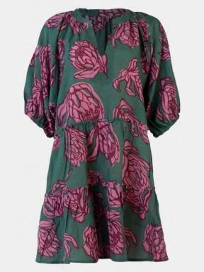 Barts Adeliu Dress női strandruha zöld színben 3