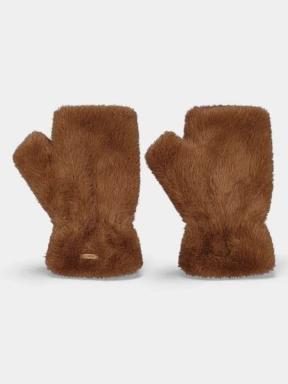 Barts Britamu Fingerless Gloves női kesztyű barna színben 1