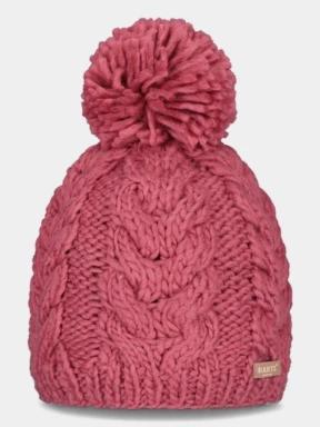 Barts Kelle Beanie női bojtos sapka rózsaszín színben 1