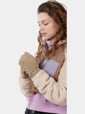 Barts Yokam Gloves női kesztyű barna színben 3