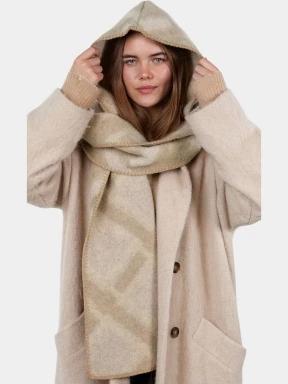 Barts Halberra Scarf női sál barna színben 3