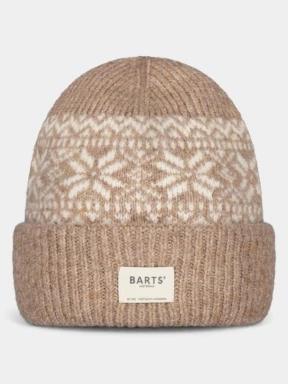 Barts Negomba Beanie női kötött sapka barna színben 1