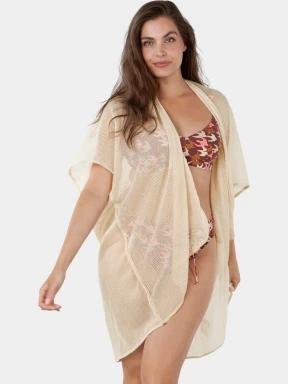 Barts Jacintou Kaftan női strandruha fehér színben 1