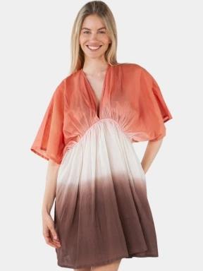 Barts Mundoly Dress női nyári ruha narancssárga színben 1