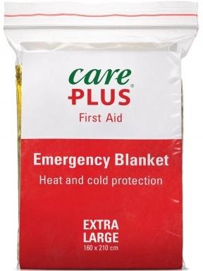 Care Plus CP® Emergency Blanket 160x210cm életmentő fólia sárga színben 1