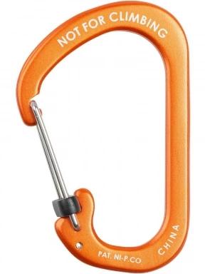 Niteize SlideLock® reteszelhető alumínium karabiner #4 karabiner narancssárga színben 3