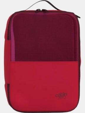 Cabin Zero Lux Packing Cube-Medium bőrönd rendező piros színben 1