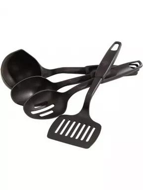 Easy Camp Easy Combo Utensil Set evőeszköz készlet fekete színben 1