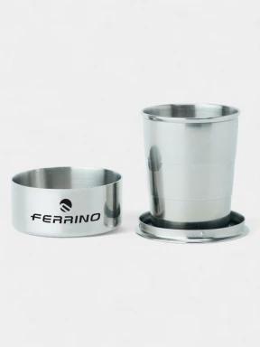Ferrino Stainless Steel Foldable Tumbler összecsukható pohár szürke színben 1