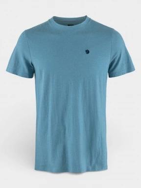 Fjallraven Hemp Blend T-shirt M férfi rövid ujjú póló kék színben 1