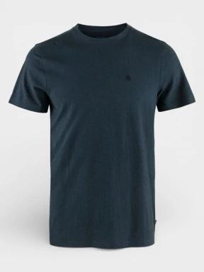 Fjallraven Hemp Blend T-shirt M férfi rövid ujjú póló sötétkék színben 1